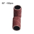 thumbnail image 3 of HEVIRGO 100 Pcs Sanding Band Drill File Machine Bits Grinding Ring Nail Art DIY Tool Set Sand, 3 of 8