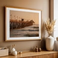 thumbnail image 5 of Imperial Beach Pier at Sunset 03 - Imperial Beach California Photography Boardwalk Sunset Seascape Ocean Coastal Waves Nautical Unframed Wall Art Print 32 x 48 inches, 5 of 7