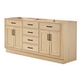 thumbnail image 4 of Ariel Hepburn 72 Inch Double Sink Base Cabinet In Oak, 4 of 10