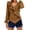 Khaki, variant on Womens Work Clothes Kelon Women's Tops Long Sleeve V Neck Boho Tops Business Dressy Spring Summer Fashion Outfits Trendy Clothes, S