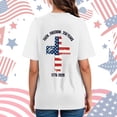 thumbnail image 5 of idosla 250 Anniversary USA Shirt Women's Short Sleeve T-Shirt Patriotic American Flag Eagle Tops 1776-2026 Tshirt Gifts (White, XXL), 5 of 8
