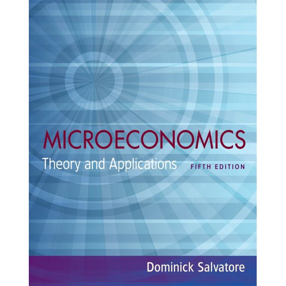 Microeconomics: Theory and Applications, (Hardcover)