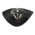 thumbnail image 3 of Byfri Skull Wings Tricorne Pirate Hat Punk Colonial Style Party Hat 56-58cm, 3 of 7