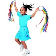 Sportime Small Dancing Rainbow Hoop, 5" Diameter, 12" Ribbons, Multicolor