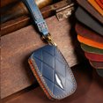 thumbnail image 3 of Leather Remote Key Case Cover For Hyundai Genesis Gv60 Gv90 2022 2023 8 Buton, 3 of 3