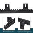 thumbnail image 4 of Uxcell Nylon Gear Rack, 2 Pack Total 6.6 ft Heavy Duty Reinforced Rack with Mounting Hardware Straight Gear, 4 of 8