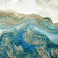 thumbnail image 2 of Kroeker, Wendy 26x26 White Modern Wood Framed Museum Art Print Titled - Blue Paassage I, 2 of 4