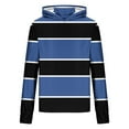 thumbnail image 5 of Frostluinai Fishing Shirts for Men Long Sleeve Rash Guard Shirts Color Block Sun Protection Hoodie Athletic Running Hiking Shirt with Thumb Holes, 5 of 5