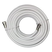 TygerWire 100-Ft RG6 Coaxial Cable with 60% Braid(White)