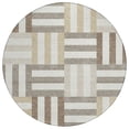 thumbnail image 2 of Addison Rugs Chantille Indoor/Outdoor Transitional Geometric Ivory Machine Washable Round Rug, 8' x 8', 2 of 8