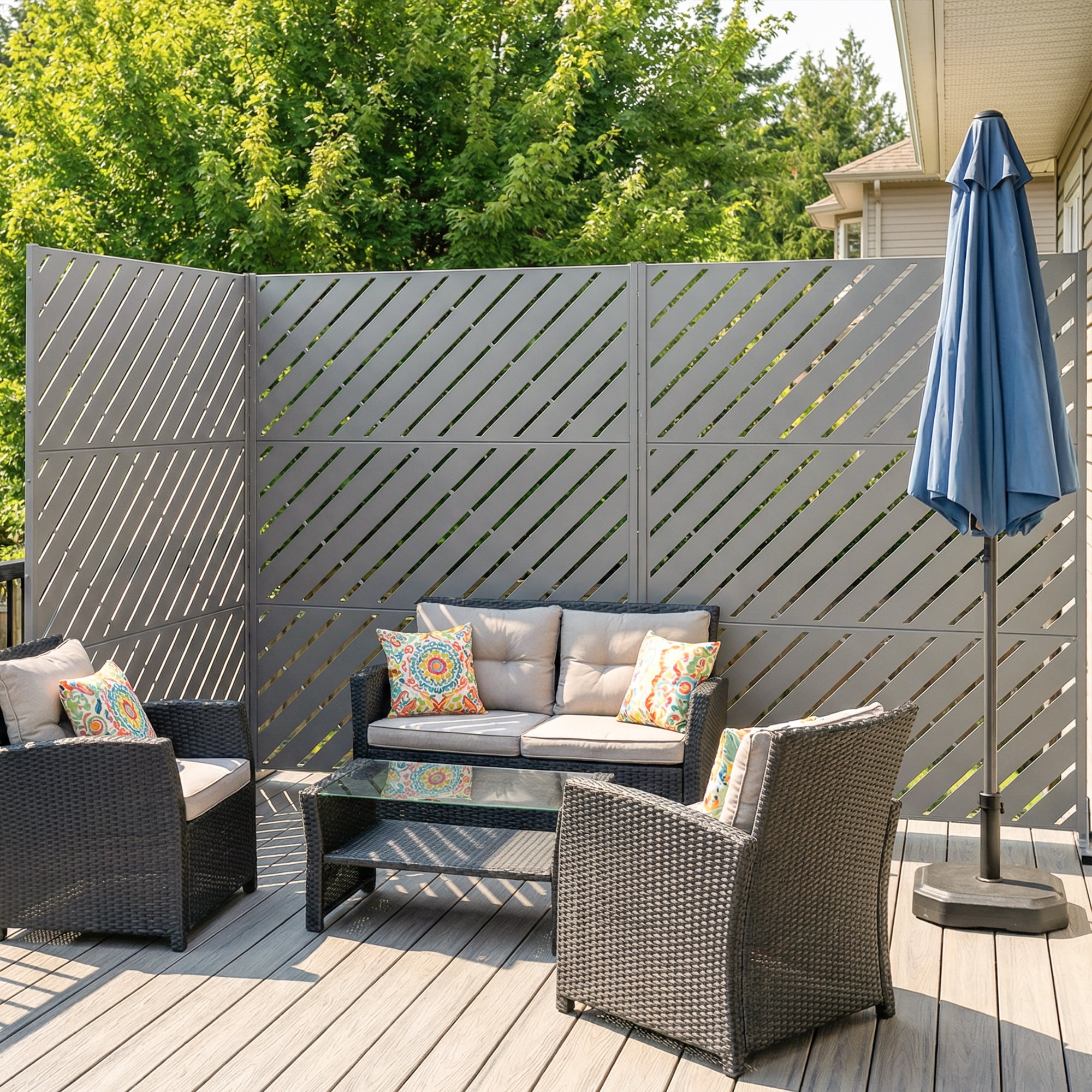 Outdoor Metal Privacy Screen
