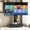 Black--4, variant on 31.5" Mobile TV Stand with Drawer,TV Cart for 32-75 inches,Floor Stand with Mount and Lockable Wheels for Living Room,Bedroom,Offices,Black