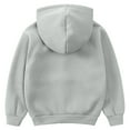 thumbnail image 4 of Gubotare Fleece Girls Jackets Toddler/Littile Girls' Midweight Fleece Transitional Jacket Size 18 24 Months (Light Gray,18-24 Months), 4 of 9