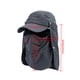 thumbnail image 3 of Sonducket 2021 nuevos deportes al aire libre senderismo sombrero protección cara cuello cubierta pesca sol protección gorra al aire libre sombrero Ciclismo Gris oscuro Sonducket OD2479-05, 3 of 6