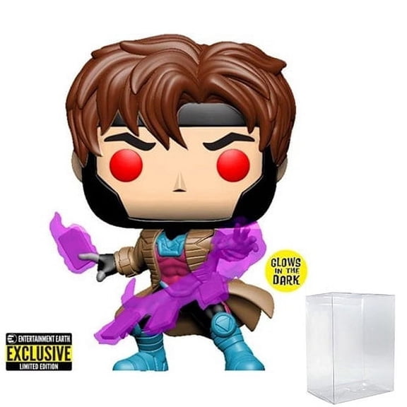 Funko Pop! Marvel X-Men: Gambit Glow in the Dark #553   Protector - Entertainment Earth Exclusive