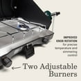 thumbnail image 5 of Coleman Triton Portable Propane Camping 2 Burner Stove, Black, 5 of 7