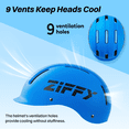 thumbnail image 5 of ZIFFY Kids Helmet -Adjustable Toddler & Child Bike Helmet for Ages5-10 Multi-Sport for Bicycle, Skateboard, Scooter, Roller Skating & Balance Biking, 5 of 9
