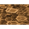 thumbnail image 1 of Ahgly Company Indoor Rectangle Patterned Blood Red Brown Area Rugs, 2' x 5', 1 of 6