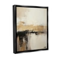 thumbnail image 4 of Stupell Industries Neutral Contemporary Horizon Abstract Painting Black Floater Framed Canvas Art Print Wall Art, 25 x 31, 4 of 10