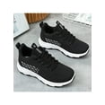 thumbnail image 4 of Gomelly Women Athletic Shoes Fitness Workout Sneakers Knit Upper Running Shoe Lightweight Flats Walking Outdoor Trainers Black 6, 4 of 5