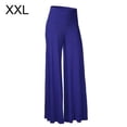 thumbnail image 1 of Pantalones Pantalones de yoga de cintura alta Pantalones de mujer de pierna ancha Ropa deportiva, Azul, XXL Noticed AP002098-26, 1 of 4
