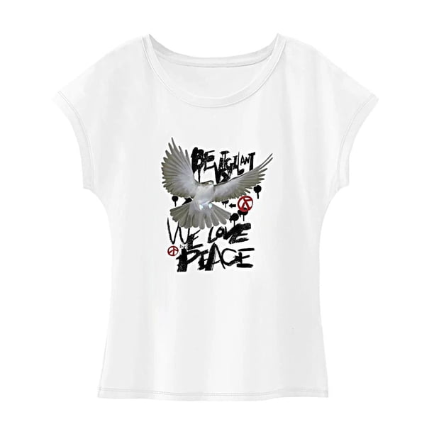 Camiseta para Mujer Recuerdo de Verano Camiseta básica de Ajuste Regular para Senderismo Viaje Caminar S