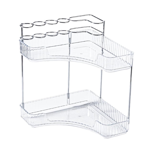 GUOOL Bathroom Counter Storage, Bathroom Toothbrush Holder, Bathroom Counter Organizer 2 Tier