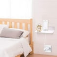 thumbnail image 4 of Floating Wall Shelves,2 Pieces Floating Shelves Wall Shelf with Accessories Acrylic Adhesive Display Rack Wall Mounted Floating Shelves Storage Rack for Nintendo Switch，JUN, 4 of 7