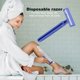thumbnail image 5 of Kuymtek 10 Uds 2 Capas Hoja Manual Afeitar Bigotes Desechables Herramienta Hotel Afeitar, 5 of 9