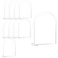 thumbnail image 2 of simhoa Clear Acrylic Place Cards Place Card Signs for Wedding Blank Plate Seating Chart 10pcs, 2 of 6