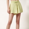 thumbnail image 2 of Women's High Waist Athletic Skort with Inner Shorts and Adjustable Drawstring Waistband - Large, Green, 2 of 7
