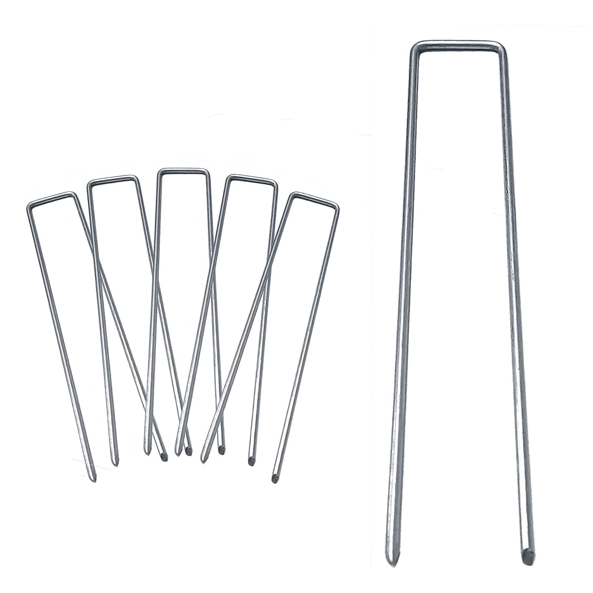 Garden Stakes Galvanized Landscape Staples U Type Turf Staples For garden-stakes-galvanized-landscape-staples-u-type-turf-staples-for