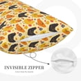 thumbnail image 3 of Daiia Funny Chicken Bedding Waterproof Pillow Protector Zippered Queen – Bed Bug Proof Pillow Encasement-20"x30", 3 of 6