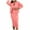 Pink, variant on Letdown Two Piece Dress Set for Women Long Sleeve Ribbed Knit Cardigan Tops and Tank Bodycon Midi Dress Fall Winter Outfits (Black, L)