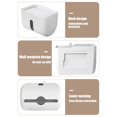 thumbnail image 4 of Clearance!Wall Mounted Toilet Paper Holder Box-Transparent Non-Perforated Tissue Storage Cabinet,Translucent Roll Organizer for Bathroom, 4 of 7