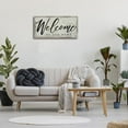 thumbnail image 2 of HFDF Canvas Wall Art for Livg Room|Welcome to Our Home|Welcome Wall Decor for Entryway|Welcome Signs for Decor|Rustic Farmhouse Canvas Prts Wall Pictures Patg Artwork Ready to Hang 10x8inch Framed, 2 of 5