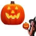thumbnail image 2 of HUASHENG Halloween Light Up Pumpkin Prop With Led Light Pumpkin Figurine Lights Pumpkin Lamp Not Include The Battery Halloween Decor For Indoor Outdoor, 2 of 9