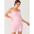thumbnail image 2 of Maternity Bodysuit Shorts Pregnancy Jumpsuit Sleeveless Tank Top Romper Shapewear Padded, 2 of 4