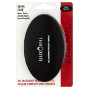 Black Opal Oil Absorbing Pressed Powder Compact With Mirror, Rich Mocha, 0.33 oz