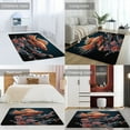 thumbnail image 2 of 3D Dream Underwater World Fish Carpet Rug for Home Living Room Bedroom Sofa Doormat Decor Area Rug Non-slip Mat, 2 of 7