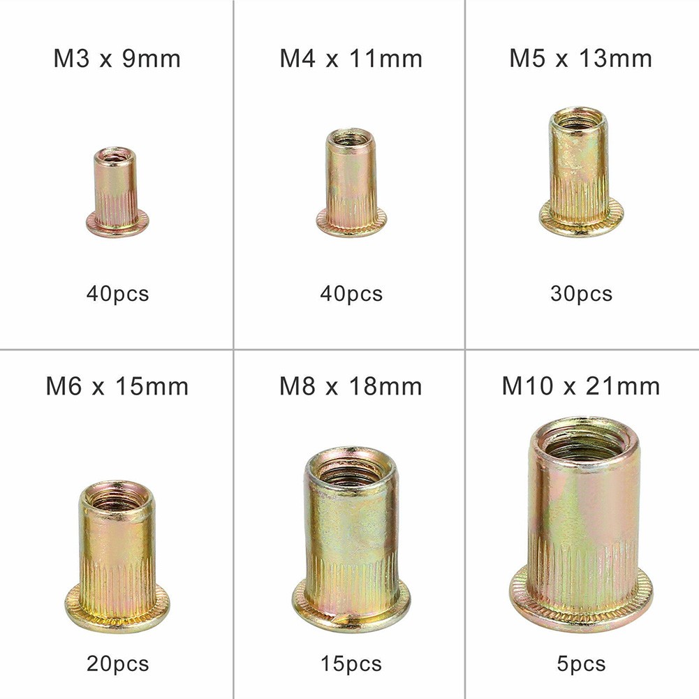 Embout De Rechange Pour Riveteuse (mandrin) - Taille M3 à M10, En Acier, Lot De 1, 3, 4 Ou 6 Pièces