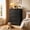 Black-4 Drawers, variant on 4 Drawer Dresser for Bedroom, Engineered Wooden Chest of Drawers with Sleek Metal Handles for Living Room - White