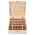 thumbnail image 3 of Caja de Almacenamiento Portátil de Aceites Esenciales ANGGREK Cuadros de Pino Natural 25 Compartimentos, 3 of 8
