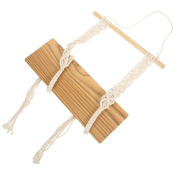 LABSERRON Hanging Paper Towel Holder Wooden For Household Use 1Pcs 22.8X11.8X1.6In
