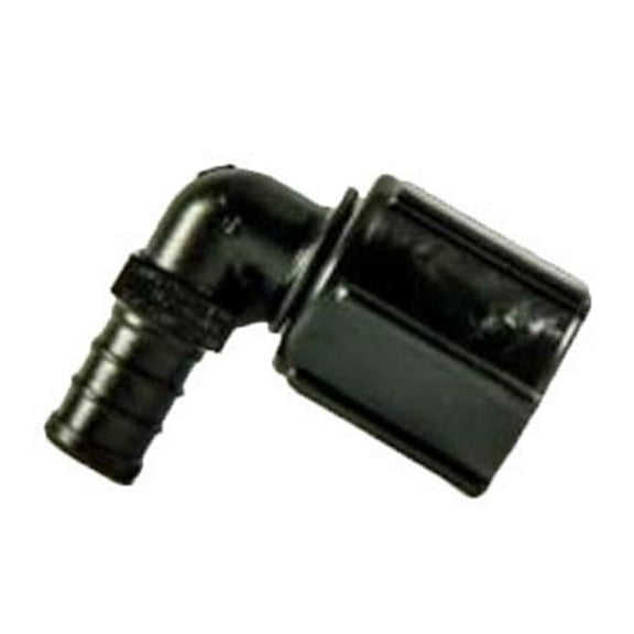 0.5 in. PEX x 0.5 in. FPT Swivel Nut Polysulfone Fresh Water 90 Deg Elbow