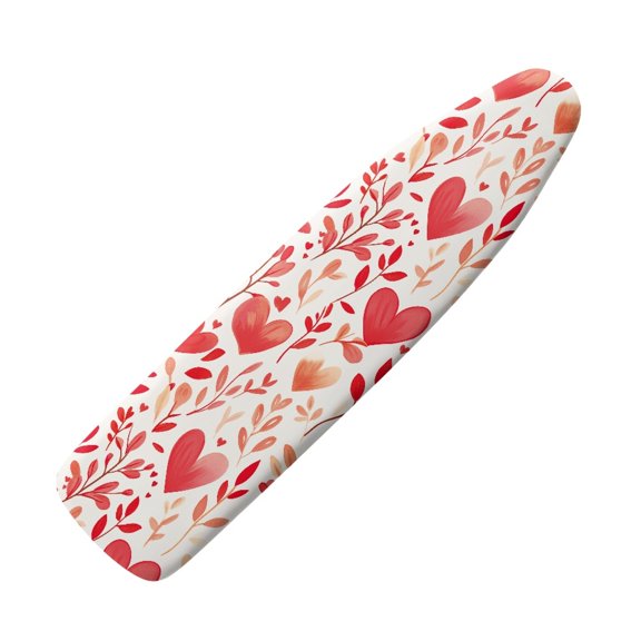 HELLHERO Valentine's Day Ironing Board Cover 15"x54", Polyester Fabric Replacement Cover for Tailor Shop Table Top Use