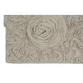 thumbnail image 4 of Home Weavers Bell Flower Collection Bathroom Rug 100% Cotton Tufted Bath Rugs, Soft Absorbent Bath Rugs, Non-Slip Bath Mats, Machine Washable, Bath Mats for Bathroom Floor, 24"x40" Rectangle, Linen, 4 of 9