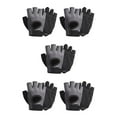 thumbnail image 3 of Wweixi 1 Pair Sports Gloves Portable Outdoor Cycling Breathable Shock Absorption Mitts Elastic Nonslip Riding Protection Mittens Gray L 5PCS, 3 of 6