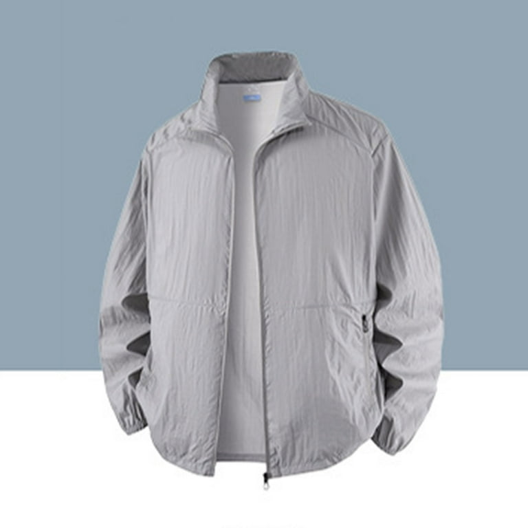 Goodtrade8 Mens Winter Jackets and Coats Sun Protection Zip
