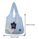 thumbnail image 2 of Bolso de hombro mullido Likrtyny mujer Color sólido Estrella suave Y2K bolso de viaje azul, 2 of 8